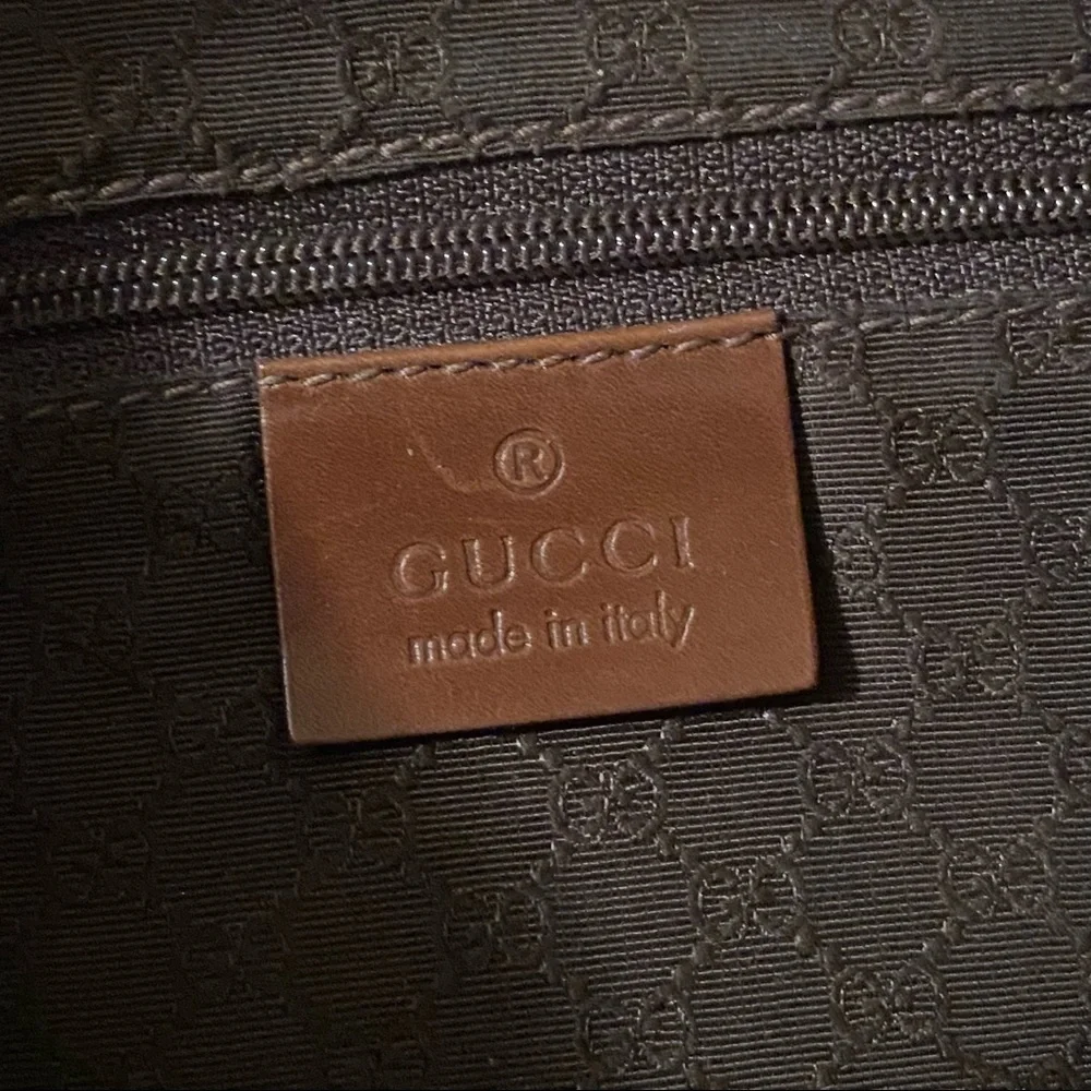 Vintage Gucci Small Leather Hobo Hand Bag Purse